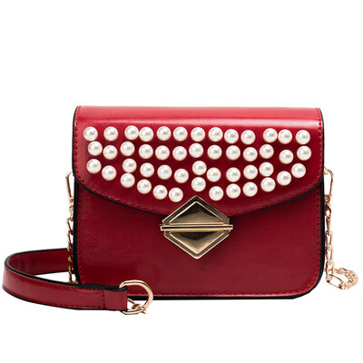 

Korean version of the wild small ck bag limited ocean network red French niche rhombic chain Messenger bag