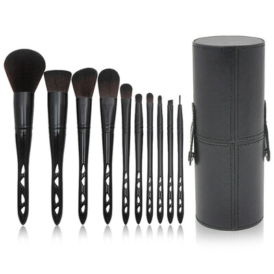 

〖Follure〗10Pcs Makeup Brush Set Cosmetic Tool Powder Cheek Eyeshadow Eyeliner Brow