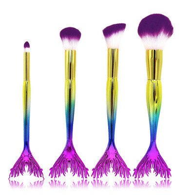 

Toponeto 4PCS Make Up Foundation Eyebrow Eyeliner Blush Cosmetic Concealer Brushes