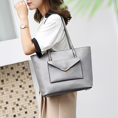 

Tailored Fashion Women Pure Color Leather Wild Bag Crossbody Messenger Shouldr Bags Tote