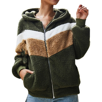 

Toponeto Women Hooded Plush Sweatshirt Blouse Cotton Long Sleeve Plus Size Sweatshirt