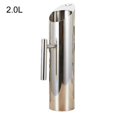 

Stainless Steel Water Pitcher Large Capacity Tea Cold Beverage Pot Kettle Jug
