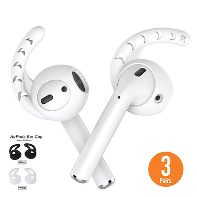 

Air Pods for Apple Silicone Airpods accessories Gear Iconx Airpod Ear Hook Tips Earphones for Apple AirPods cover earbuds Case