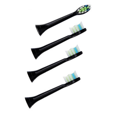 

Greensen 4 pcs Electrical Toothbrush Head Universal Black Toothbrush Replacement Head for Soocare X3