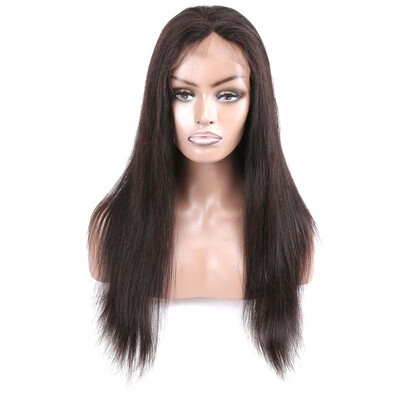 

Amazing Star Brazilian Virgin Hair Straight Full Lace Wigs Human Hair Full Lace Wigs with Baby Hair Natural Color