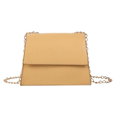 

Solid Color Shoulder Handbags PU Leather Women Chain Flap Crossbody Bags