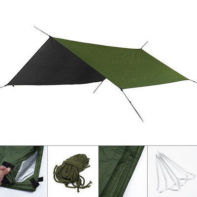 

Portable Lightweight Camping Tent Tarp Shelter Cover Waterproof & Sunshade Gear