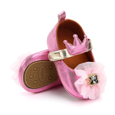 

Casual Baby Walking Shoes Autumn Baby Girl Anti-Slip First Walkers Flower Design Infant Sneakers