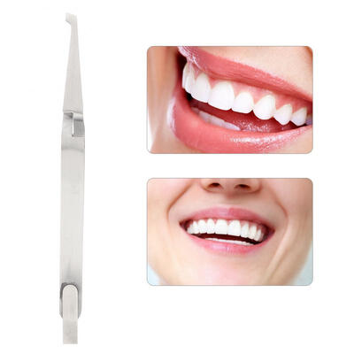 

Greensen Orthodontic Material Bracket Tweezer Stainless Steel Bracket Positioning Tweezer