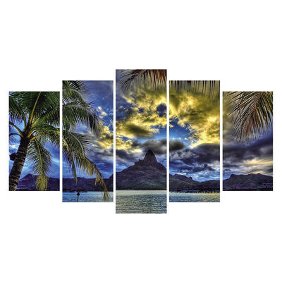 

5pcs 5D DIY Full Drill Diamond Painting Mountain Range Cross Stitch Kits