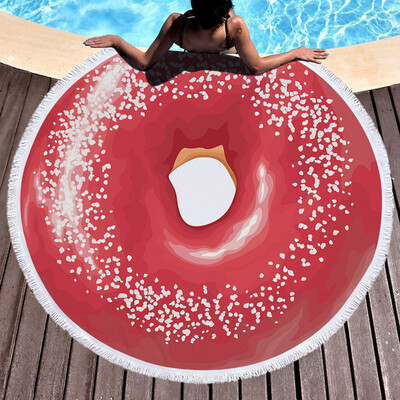 

Toponeto 1 PC Round Beach Pool Home Shower Towel Blanket Table Cloth Yoga Mat