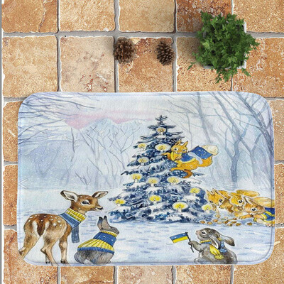 

〖Follure〗Merry Christmas Welcome Doormats Indoor Home Carpets Decor 40x60CM