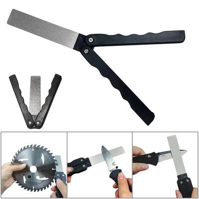 

Double Sided Diamond Knife Sharpening Whetstone Sharpener Folding Pocket