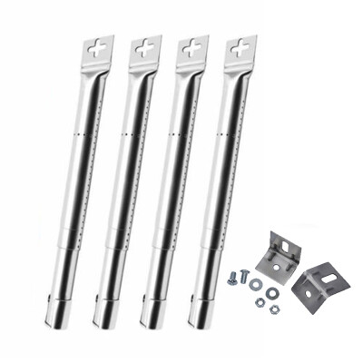 

4 Scalable BBQ Gas Grill Tube Burners 30-45cm Replaced Stainless Steel Tool