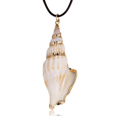 

2019 Vintage Bohemian Seashell Pendent Necklace Retro Multiple Shell Charm Necklace Women Hot Fashion Beach Jewelry Dropshipping