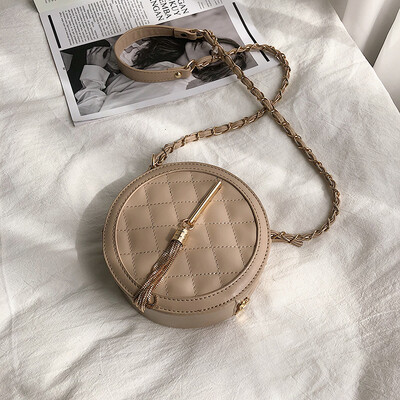 

Vintage stream small bag new2019 Korean-style small round red chain womens bag single-shoulder bag single-shoulder bag