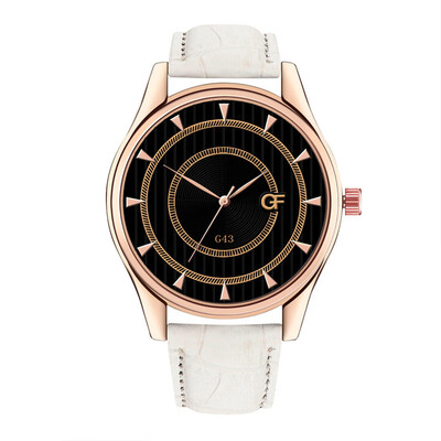 

Gobestart Hot Man Leather Watch Whatever Late Anyway Letter Watches New Pointer Glow