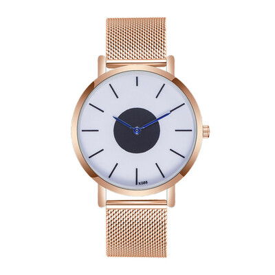 

〖Follure〗Mens Fashion Casual Alloy Steel Strap Analog Quartz Round Watch
