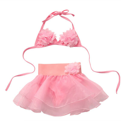 

2PCS Baby Girl Summer Floral Swimwear Kids Split Swimsuit Bikini Set Swimsuit