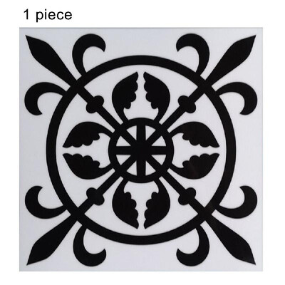 

1PC Self Adhesive Retro Tile Stickers Waterproof PVC Removable Wall Stickers Decals for Kitchen Bathroom Home Tidy Protection