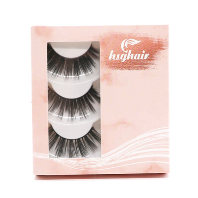 

HUISGHAIR 25mm 7D luxury mink on hair natural three-dimensional thick eyelashes beauty tools 14518