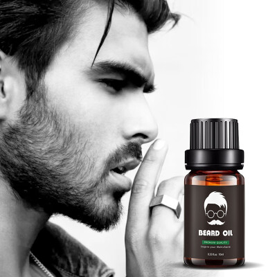 

10ml Men Beard Growth Oil Kit Soften Hair Growth Nourishing Enhancer Beard Moustache Oil Conditioner Beard Care