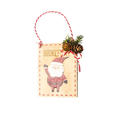 

Tailored Christmas Wood Painted Wooden Clips Hanging Creative Decorative Pendant