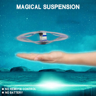 

Siaonvr Magical Suspension Mystery UFO Floating UFO Magic Cool Stunt Toy