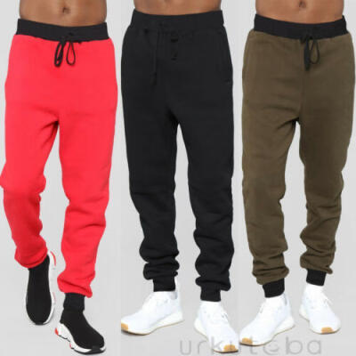 

Mens Sport Trousers Sweat Pants Jogging Joggers Tracksuit Hiphop Casual Bottoms