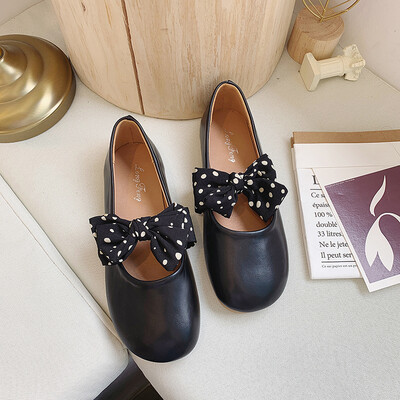 

Bean-bean shoes womens autumn shallow-mouth slip-on shoes Korean-style flat-bottomed casual single-layer shoes