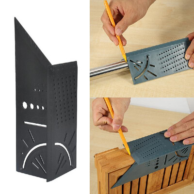 

3D Rule Square Layout Miter 45° 90° Metric Rule Orange