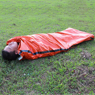 

Gobestart Reusable Emergency Sleeping Bag Thermal Waterproof Survival Camping Travel Bag