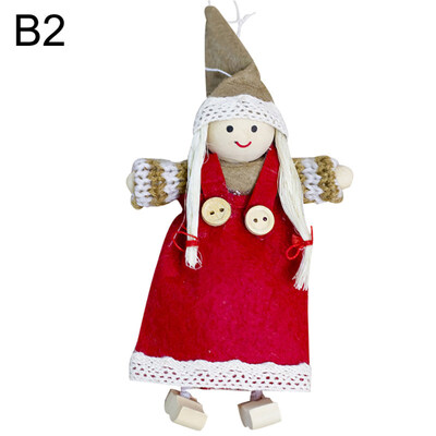 

Christmas Plush Doll Toy Xmas Tree Hanging Pendant Ornament Home Decor