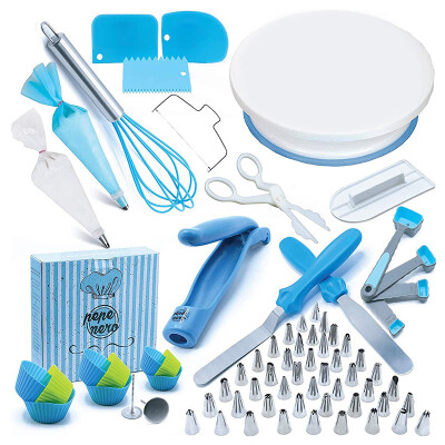 

Cake Decorating Table Set Plastic DIY Baking Tools 116pcs