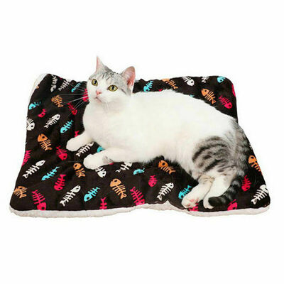 

Dog Mattress Washable Thick Cage Crate Sherpa Pet Puppy Travel Mat Soft Cotton