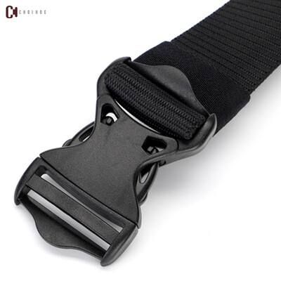 

Canvas belt male iron-free plastic buckle simple casual wild training security nylon quick-drying mens belt tide