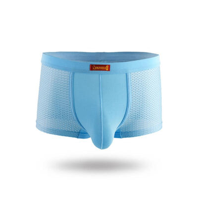 

SummeryTiny Meshes Solid Color Manly NylonModal Boxers For Gentlemen