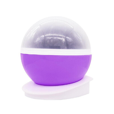 

Night Light 360 Degree Rotation Kids Projector Desk Lamp 4 LEDs 8 Colors Starry Light USB Charging&Battery for Children Baby B