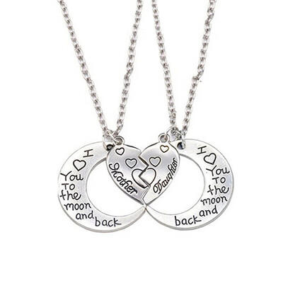 

Fashion Creative Women\s I Love You Double Necklace