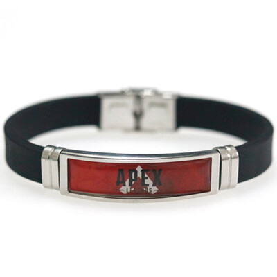 

Legend escape Game Silicone Wristband Bracelet Stainless steel Vintage