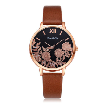 

FANTEEDA Womens Watch Fashion Flower Dial Print Watch