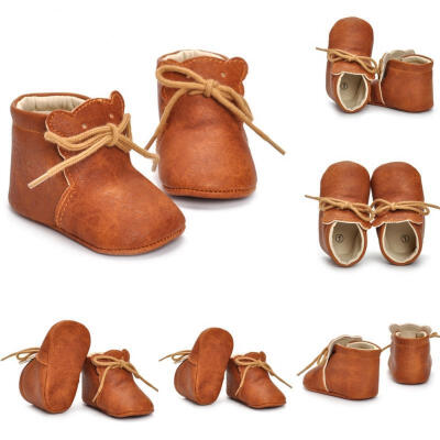 

Lovely Cat Soft Sole PU Leather Ankle Boots Shoes for Baby Infant Toddler Boys Girls HOT