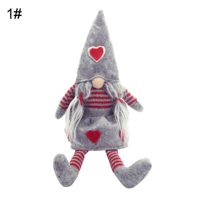 

Lovely Gnome Plush Doll Toy Dwarf Santa Christmas Home Decoration New Year Gift