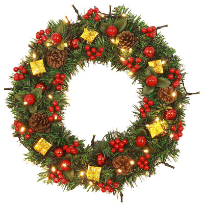 

〖Follure〗Christmas Balls Wreath Door Wall Ornament Garland Decoration