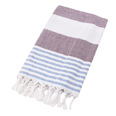 

Gobestart Turkish Cotton Bath Beach Spa Sauna Yoga Fringed Jacquard Towel