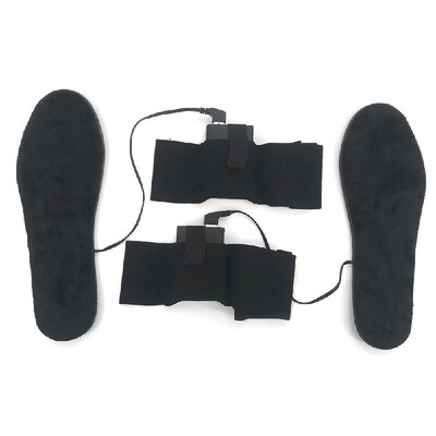 

Portable USB Heating Insoles Electric Foot Warmer Washable Charge Support Clipping Heating Insoles With Cell Case