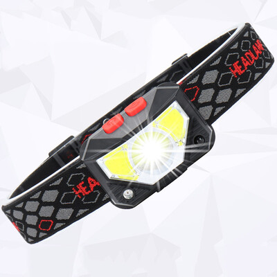 

6 Modes USB Rechargeable COB LED Headlamp Headlight Head Light Flashlight Lamp