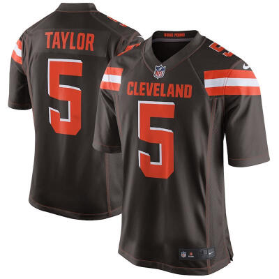 

Youth Football Jersey Cleveland Browns Tyrod Taylor Brown Game Jersey