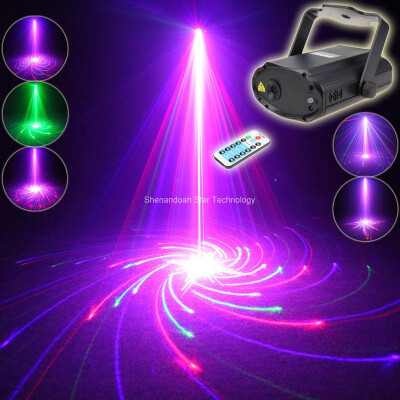 

ESHINY Remote RGB Laser 32 Big Patterns Projector DJ Dance Disco Bar Home Party Xmas Stage Lighting Effect Light Show T187