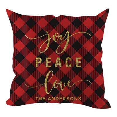 

Siaonvr Christmas Pillow Cover Pillowcases Decorative Sofa Cushion Cover Home Decoration